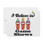 i believe in game shows invitations