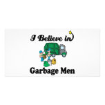 i believe in garbage men photo cards