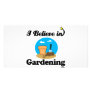 i believe in gardening photo card