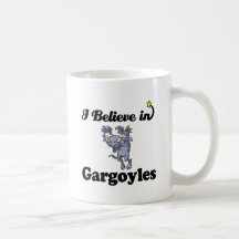 i believe in gargoyles mug