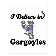 i believe in gargoyles postcards