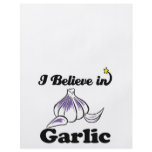 i believe in garlic personalized flyer