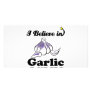 i believe in garlic photo card template