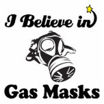 i believe in gas masks photo sculptures