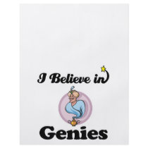 i believe in genies flyer design