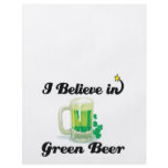i believe in green beer flyers