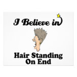 i believe in hair standing on end invite