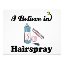 i believe in hairspray custom invitation