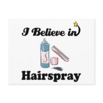 i believe in hairspray postcards