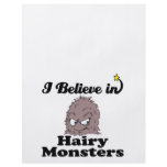 i believe in hairy monsters flyers