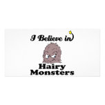 i believe in hairy monsters photo cards