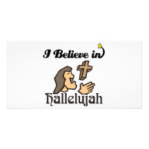 i believe in hallelujah photo cards