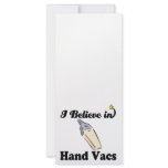 i believe in hand vacs rack cards