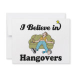 i believe in hangovers invitations