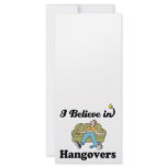 i believe in hangovers rack cards