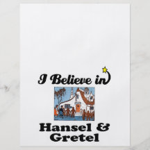 i believe in hansel and gretel personalized flyer