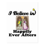 i believe in happily ever afters postcard