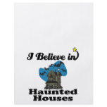 i believe in haunted houses flyers