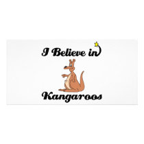 i believe in kangaroos photo cards