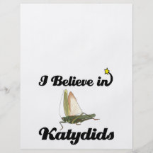 i believe in katydids custom flyer