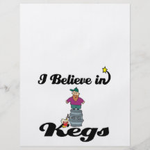 i believe in kegs flyer design