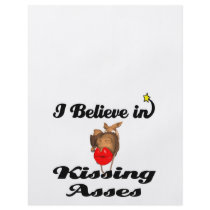 i believe in kissing asses flyer design