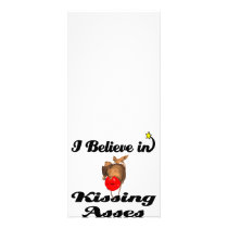 i believe in kissing asses rack card
