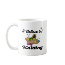 i believe in knitting mugs