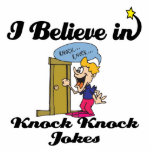 i believe in knock knock jokes photo sculptures