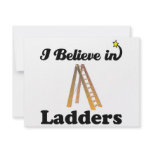 i believe in ladders invitations