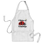 i believe in ladybugs apron