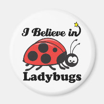 i believe in ladybugs magnet