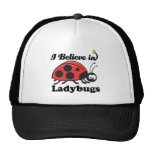 i believe in ladybugs trucker hat