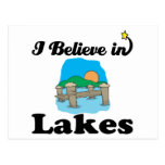 i believe in lakes postcards