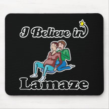 i believe in lamaze mousepads