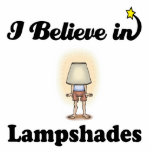 i believe in lampshades photo sculptures