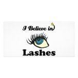 i believe in lashes photo cards