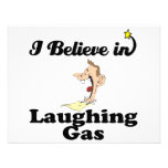 i believe in laughing gas personalised invites