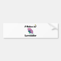 i believe in lavender bumper stickers