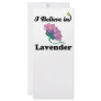 i believe in lavender personalised rack card