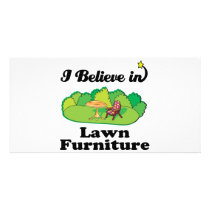 i believe in lawm furniture custom photo card