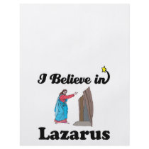 i believe in lazarus flyer design