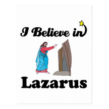 i believe in lazarus postcards