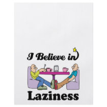i believe in laziness full color flyer