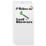 i believe in leaf blowers rack cards