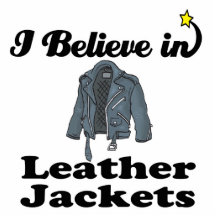 i believe in leather jackets photo cut out