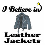i believe in leather jackets photo sculptures