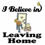 i believe in leaving home photo sculptures