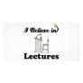 i believe in lectures custom photo card