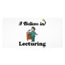 i believe in lecturing photo card